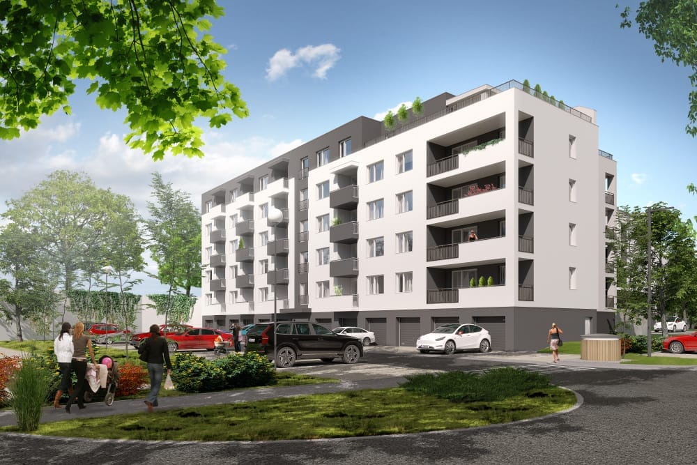 Halalovka Trenčín – Byty so zelenými strechami na Juhu